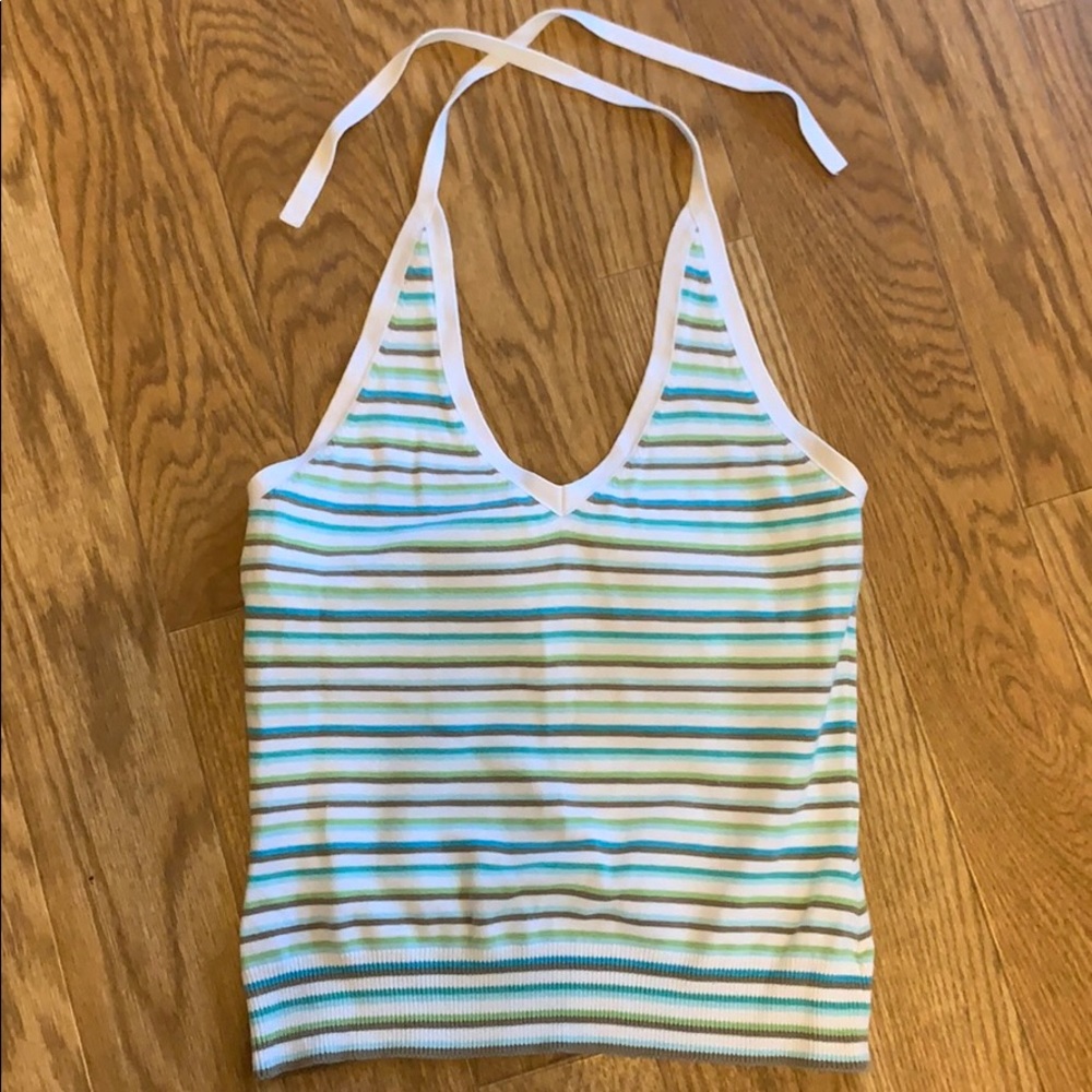 GAP Vintage Striped Halter Tank